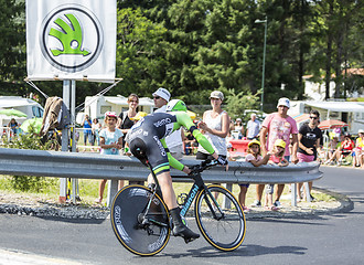 Image showing The Cyclist Steven Kruijswijk - Tour de France 2014