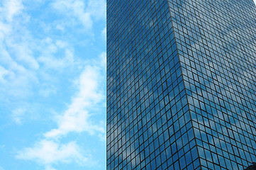 Image showing Office building over sky