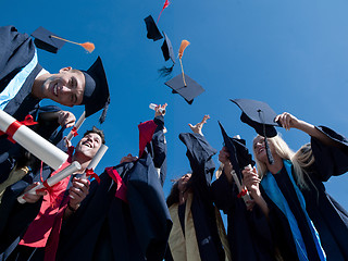 Image showing high school graduates students