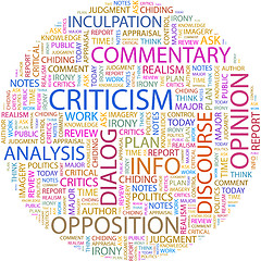 Image showing CRITICISM.