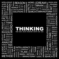 Image showing THINKING