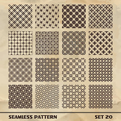 Image showing SEAMLESS vintage pattern.