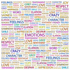 Image showing EMOTIONS.