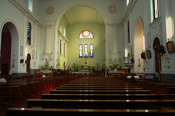 Image showing Interior of church