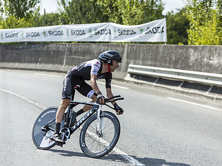 Image showing The Cyclist Haimar Zubeldia - Tour de France 2014