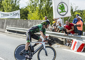 Image showing The Cyclist Pierre Rolland - Tour de France 2014