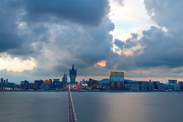 Image showing Macau city view