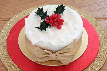 Image showing Traditional Christmas Cake