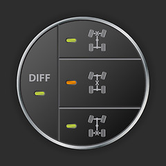 Image showing Simple but functional off road control panel