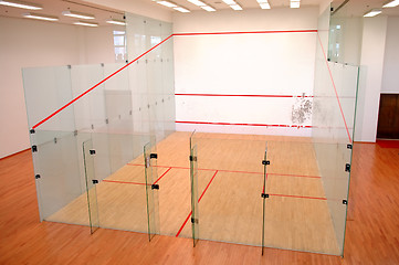 Image showing Squash court