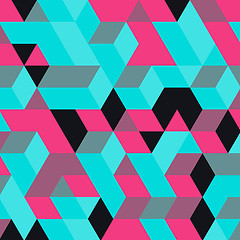 Image showing Abstract geometrical 3d background. 