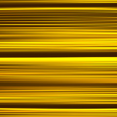 Image showing Gold waves background. Metal plate with reflected light. 