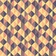 Image showing Seamless geometric triangles background. Mosaic. 