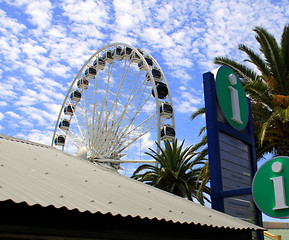 Image showing Big Ferris Wheel in Cape Town