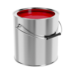 Image showing Red paint