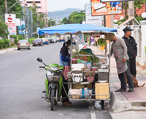 Image showing Street food in Pattaya, Thailand