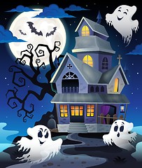 Image showing Image with haunted house thematics 5