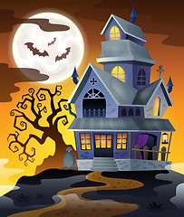 Image showing Image with haunted house thematics 2