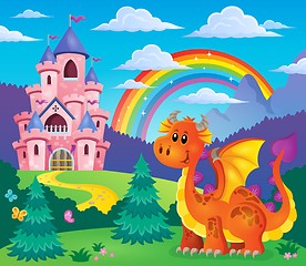 Image showing Image with happy dragon theme 7