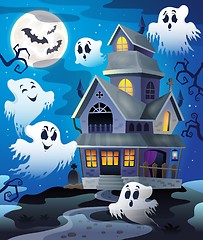 Image showing Image with haunted house thematics 4