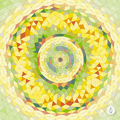 Image showing Abstract geometric background. Mosaic. Vector illustration. 