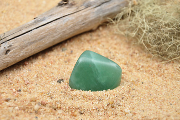 Image showing Aventurin on beach