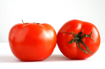 Image showing Two tomatoes