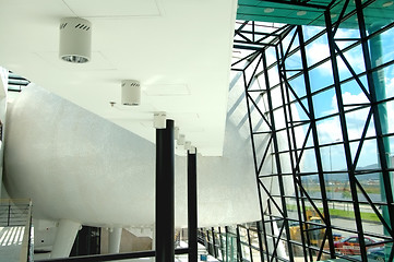 Image showing Abstract office construction