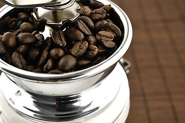 Image showing Coffee grinder on the table.