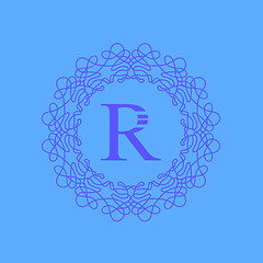 Image showing Simple  Monogram R Design 