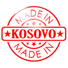 Image showing Made in Kosovo red seal