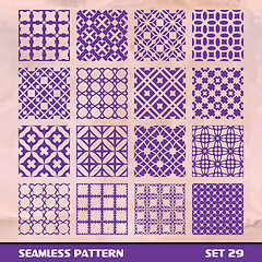 Image showing SEAMLESS vintage pattern.