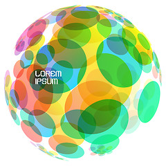 Image showing Abstract globe. Vector illustration. 