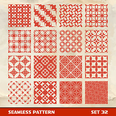 Image showing Seamless vintage pattern.