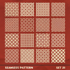 Image showing Seamless vintage pattern.