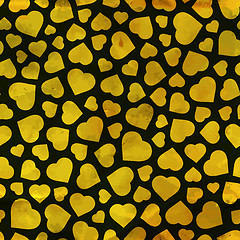 Image showing Hearts. Seamless pattern.