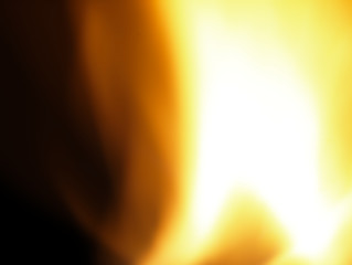 Image showing Flame close up on black background.