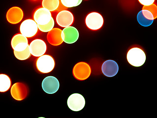 Image showing Abstract background with blurred lights.