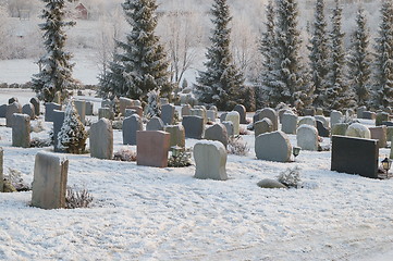 Image showing Voksen gravlund in Oslo in Norway