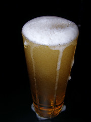Image showing Beer with head