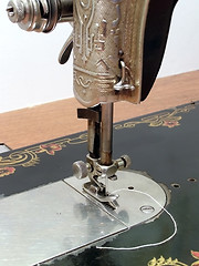 Image showing Old sewing machine