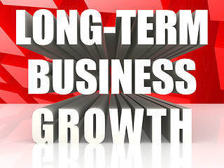 Image showing Long-term business growth