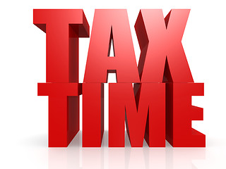 Image showing Tax time