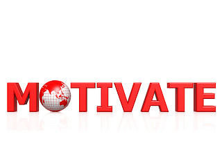 Image showing Motivate globe