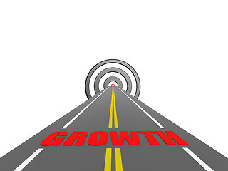 Image showing Road to growth