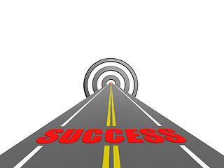 Image showing Road to success