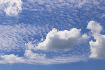 Image showing Blue sky with clouds