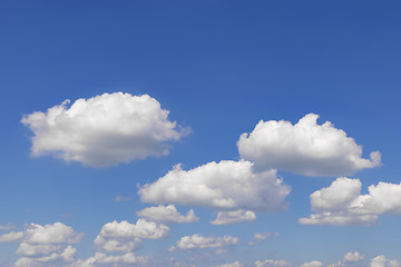 Image showing Blue sky with clouds