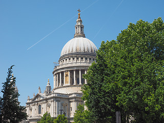 Image showing St Paul Cathedral in London