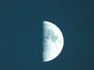 Image showing First quarter moon